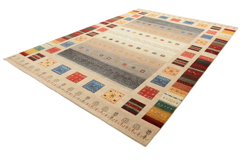 Gabbeh-mattan - Loribaft Indus - 356 x 252 cm - flerfärgad