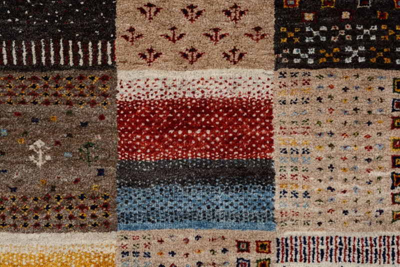 Gabbeh-mattan - Loribaft Indus - 350 x 250 cm - mörk beige