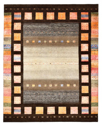 Gabbeh-mattan - Loribaft Indus - 307 x 250 cm - flerfärgad