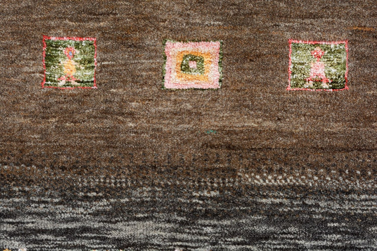 Gabbeh-mattan - Loribaft Indus - 307 x 250 cm - flerfärgad