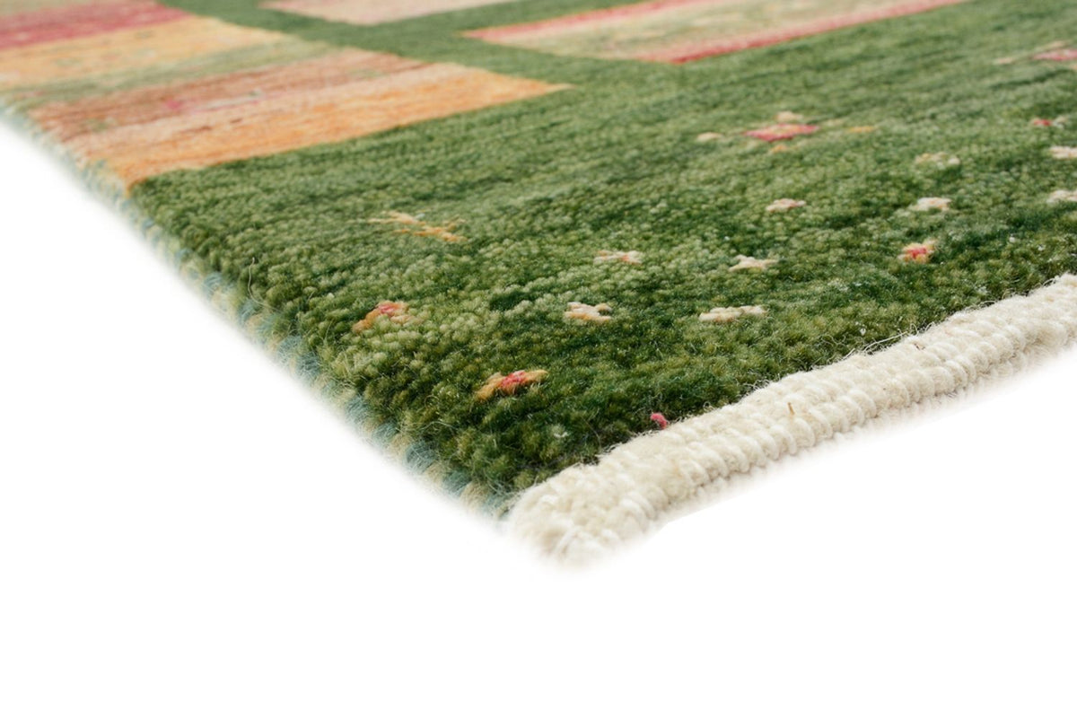 Gabbeh-mattan - Loribaft Indus - 238 x 173 cm - grön