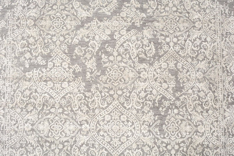 Designermatta - 241 x 172 cm - ljusgrå