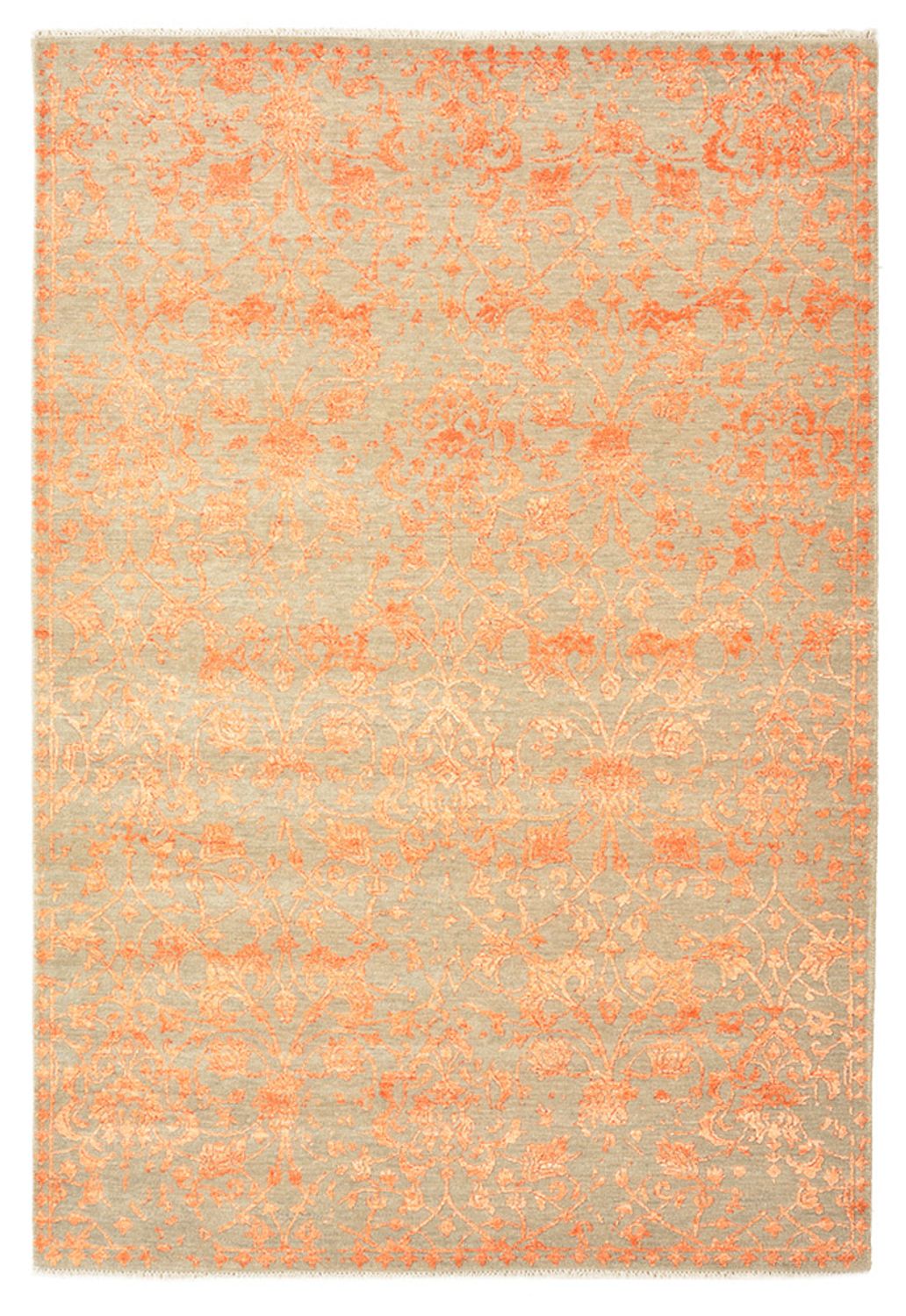 Designermatta - 186 x 128 cm - orange