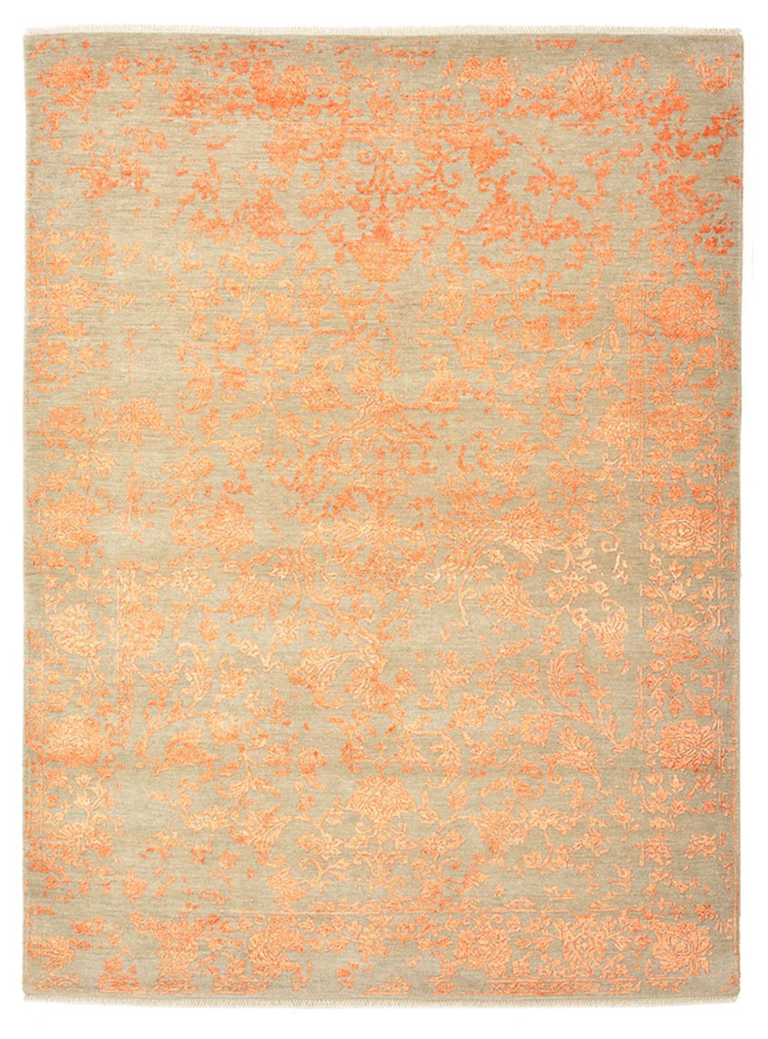 Designermatta - 210 x 157 cm - orange