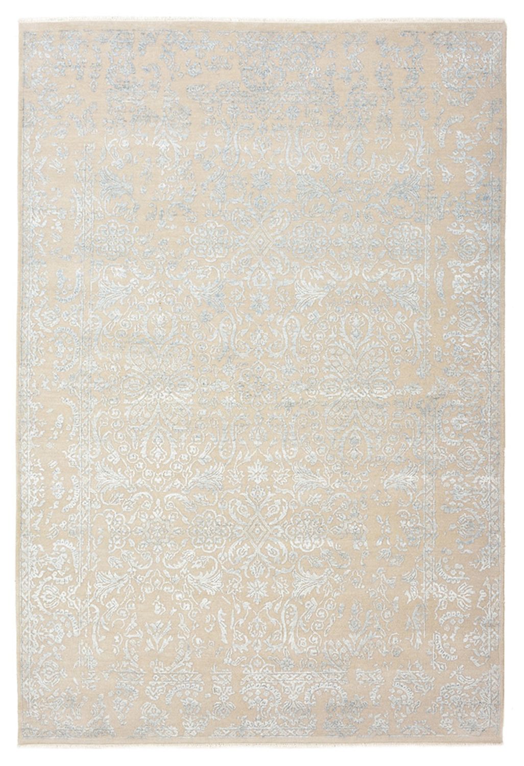 Designermatta - 243 x 166 cm - ljusgrå