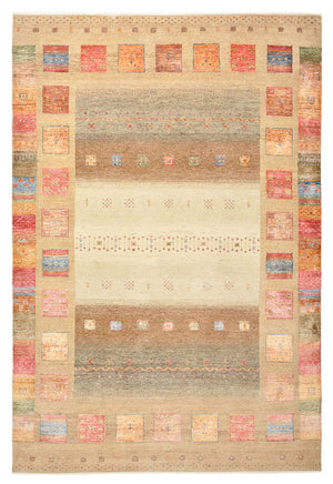 Gabbeh-mattan - Loribaft Indus - 255 x 173 cm - mörk beige