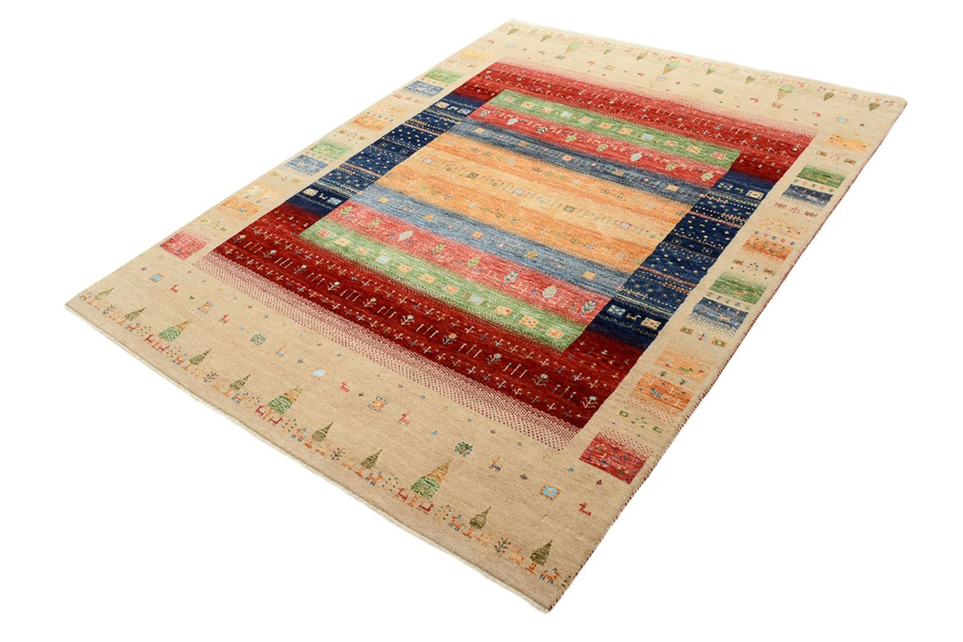 Indo Loribaft Mattan 207x156cm - Ullmatta