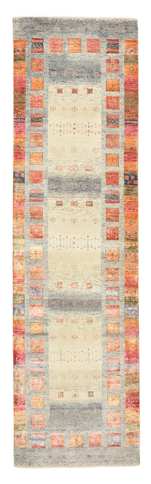 Runner Gabbeh-mattan - Loribaft Indus - 295 x 82 cm - flerfärgad