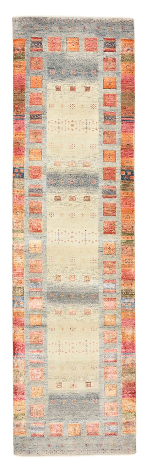 Runner Gabbeh-mattan - Loribaft Indus - 295 x 82 cm - flerfärgad