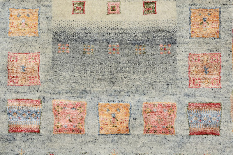 Runner Gabbeh-mattan - Loribaft Indus - 295 x 82 cm - flerfärgad