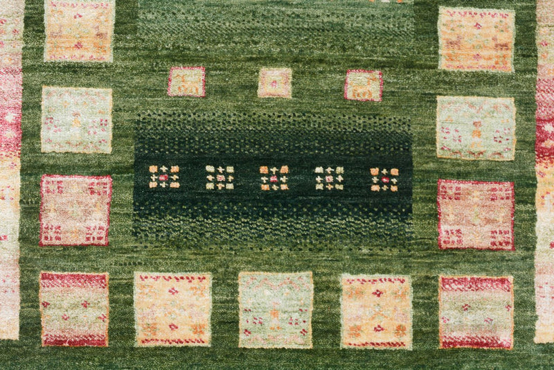 Runner Gabbeh-mattan - Loribaft Indus - 192 x 76 cm - flerfärgad