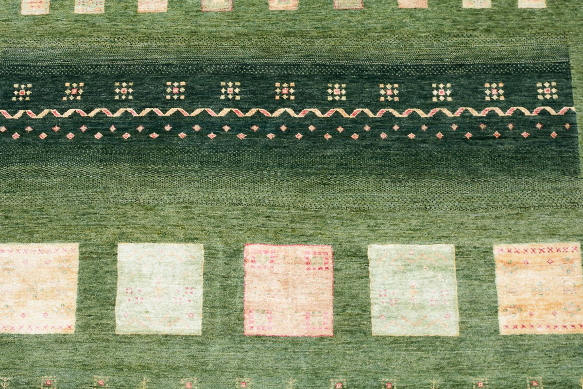 Gabbeh-mattan - Loribaft Indus - 343 x 251 cm - flerfärgad