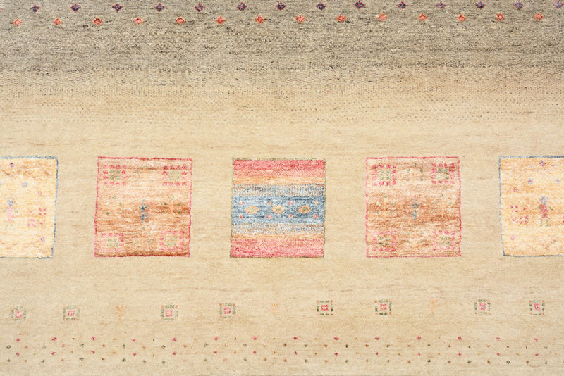 Gabbeh-mattan - Loribaft Indus - 400 x 301 cm - flerfärgad