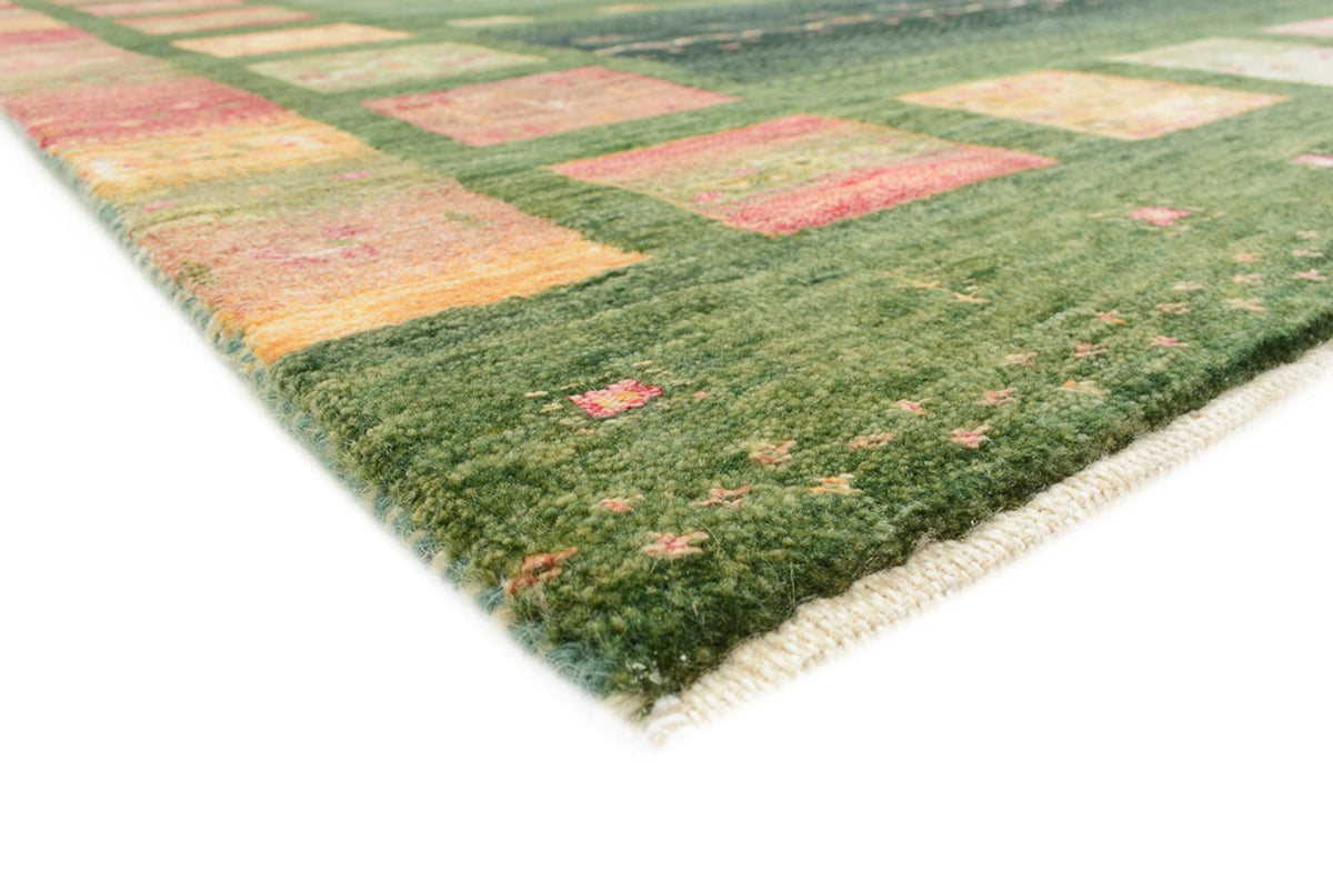 Gabbeh-mattan - Loribaft Indus - 183 x 127 cm - grön