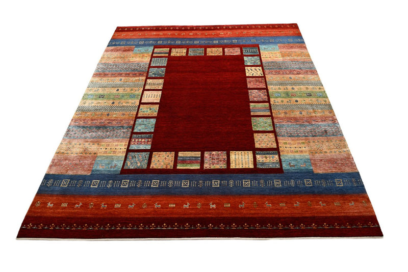 Gabbeh-mattan - Loribaft Indus - 336 x 254 cm - röd