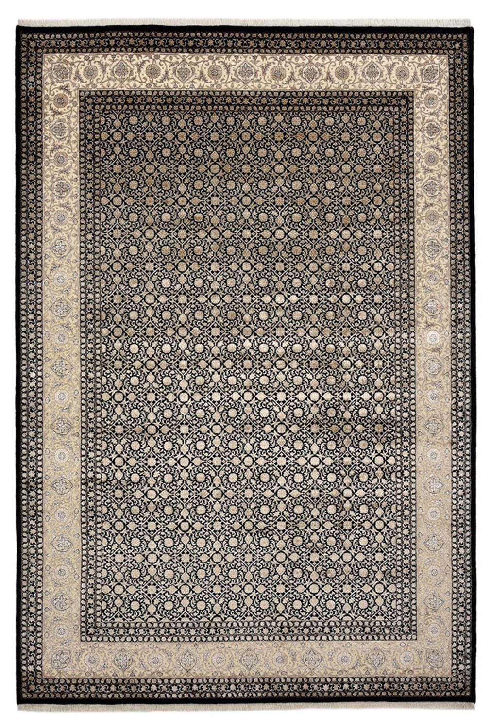 Orientaliska mattor - Bijar - Indus - 301 x 203 cm - mörk beige