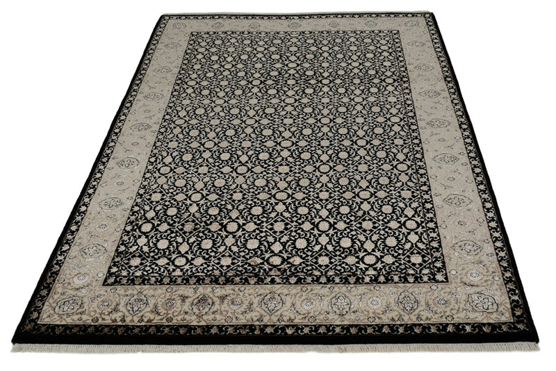 Orientaliska mattor - Bijar - Indus - 202 x 139 cm - mörk beige