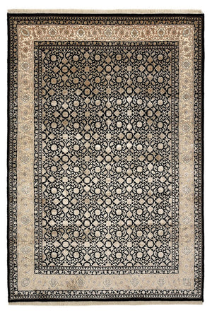 Orientaliska mattor - Bijar - Indus - 204 x 139 cm - mörk beige