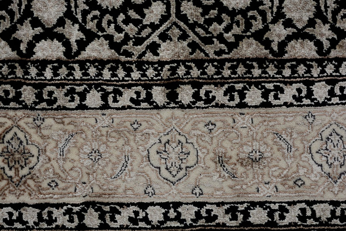 Orientaliska mattor - Bijar - Indus - 204 x 139 cm - mörk beige