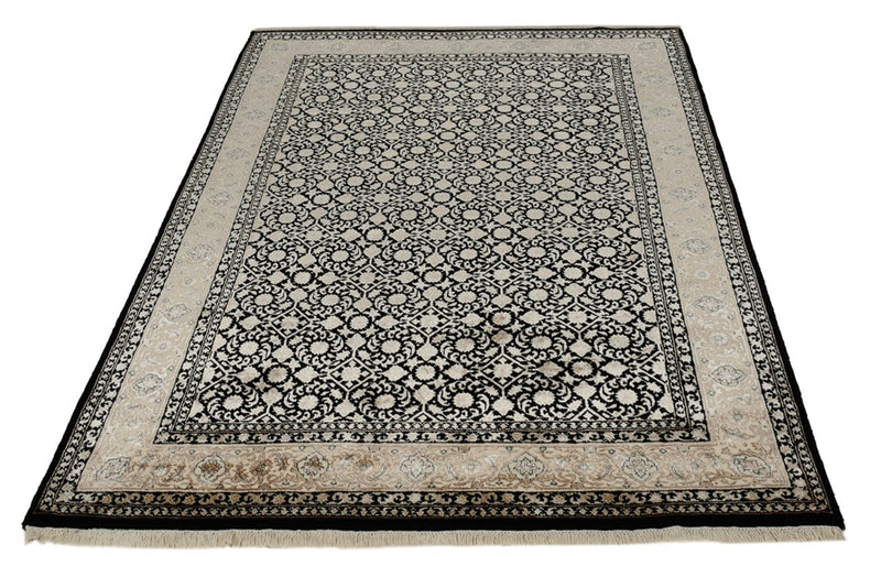Orientaliska mattor - Bijar - Indus - 204 x 139 cm - mörk beige
