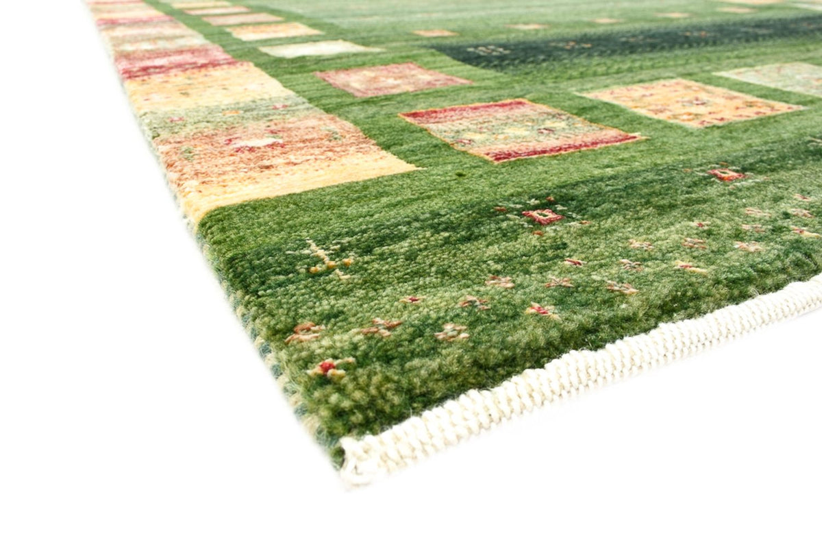 Gabbeh-mattan - Loribaft Indus - 154 x 105 cm - grön