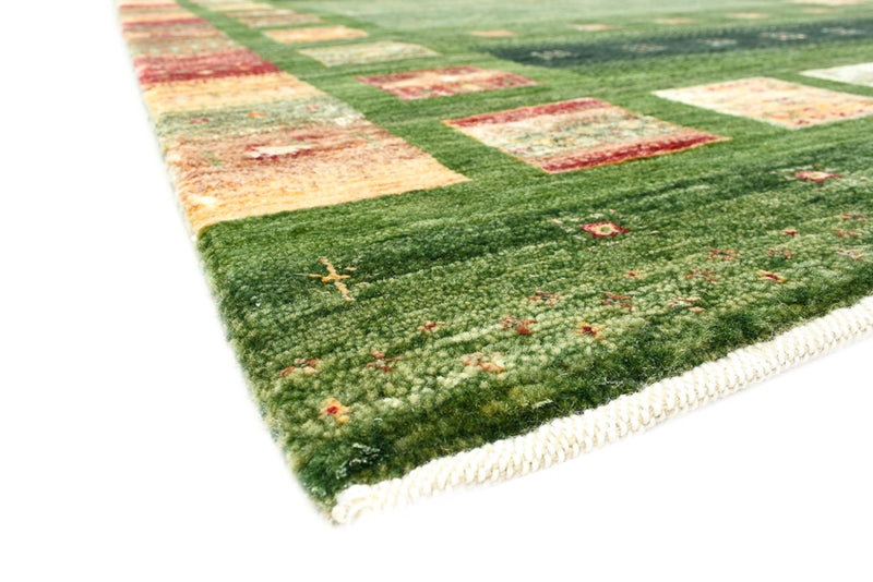 Gabbeh-mattan - Loribaft Indus - 154 x 106 cm - grön