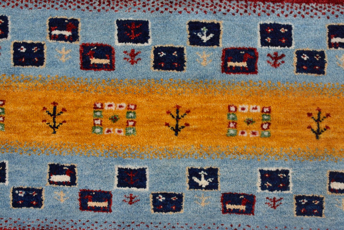 Gabbeh-mattan - Loribaft Indus - 298 x 249 cm - ljusbeige