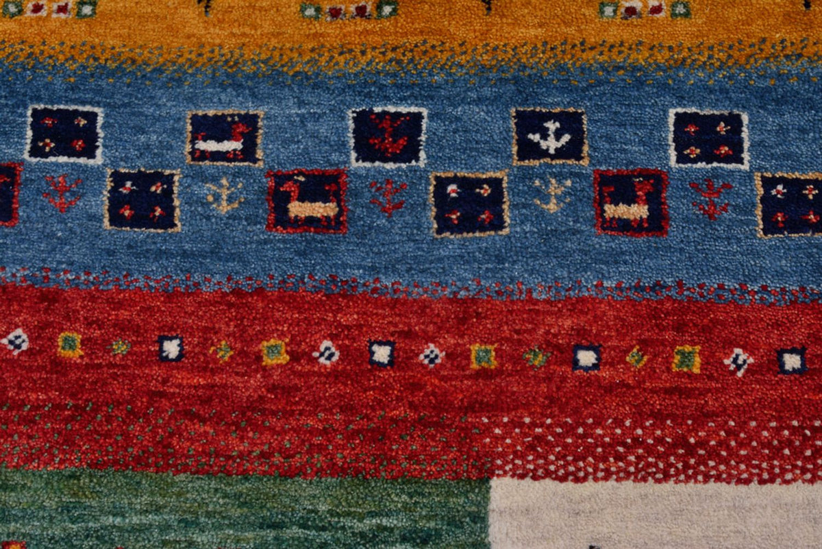 Gabbeh-mattan - Loribaft Indus - 308 x 246 cm - ljusbeige