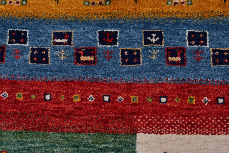 Gabbeh-mattan - Loribaft Indus - 308 x 246 cm - ljusbeige