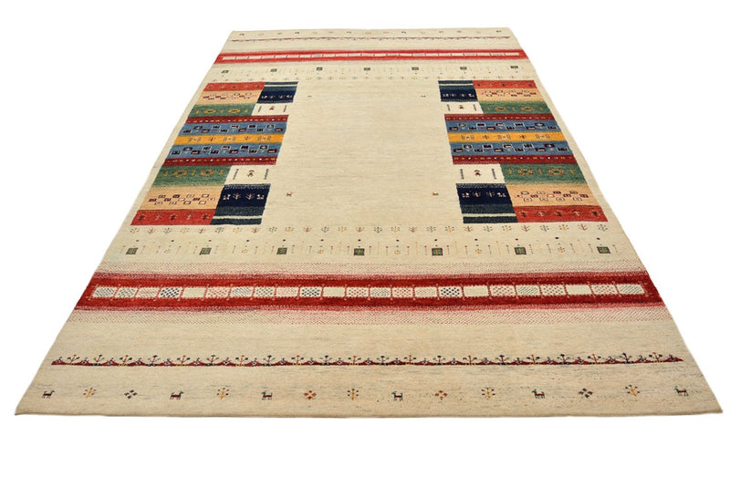Gabbeh-mattan - Loribaft Indus - 303 x 205 cm - ljusbeige