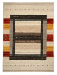 Gabbeh-mattan - Loribaft Indus - 347 x 254 cm - ljusbeige
