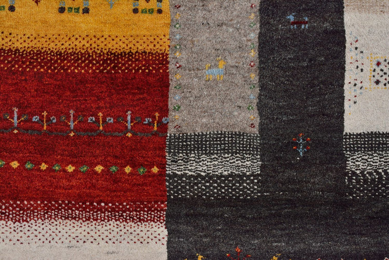 Gabbeh-mattan - Loribaft Indus - 347 x 254 cm - ljusbeige