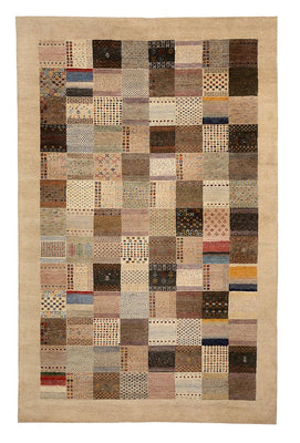 Gabbeh-mattan - Loribaft Indus - 308 x 200 cm - mörk beige