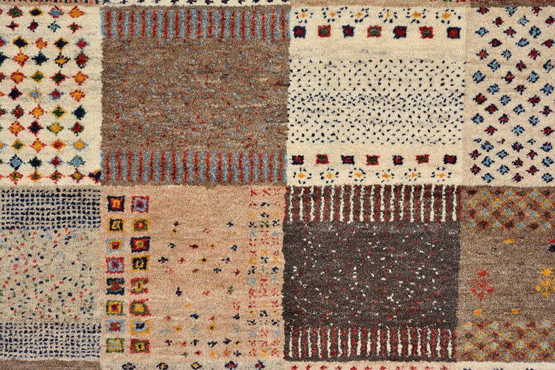 Gabbeh-mattan - Loribaft Indus - 308 x 200 cm - mörk beige