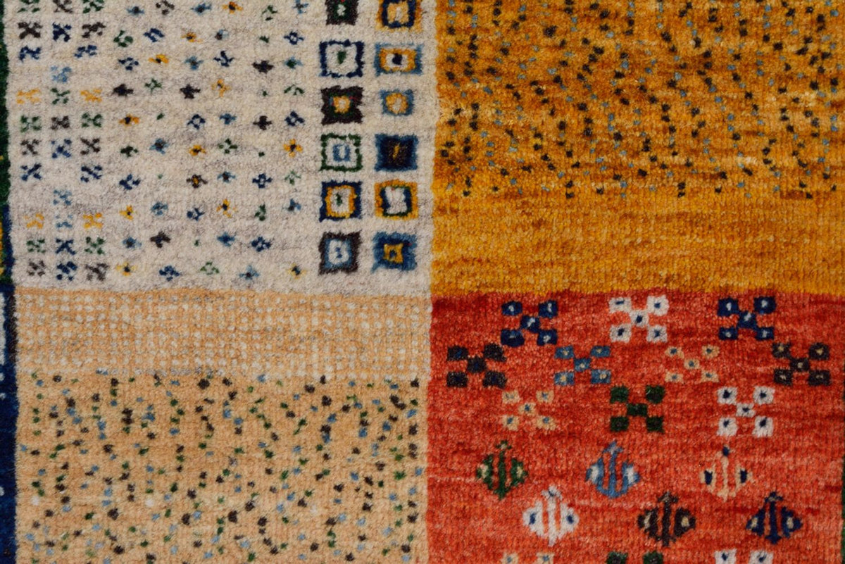 Gabbeh-mattan - Loribaft Indus - 305 x 203 cm - flerfärgad