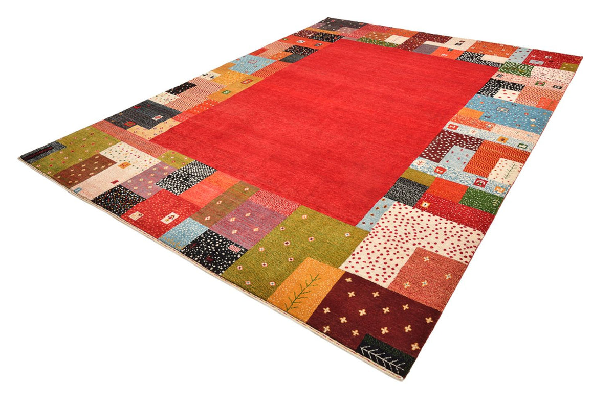 Gabbeh-mattan - Loribaft Indus - 344 x 251 cm - röd