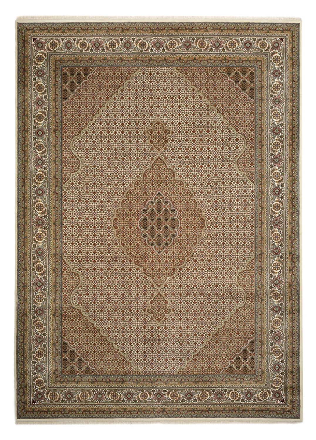 Orientaliska mattor - Tabriz - 352 x 250 cm - mörk beige