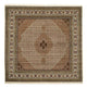 Indo Tabriz Mattan 203x201cm - Oriental Carpet