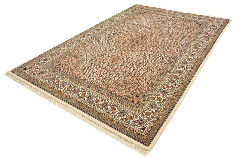 Orientaliska mattor - Tabriz - 300 x 197 cm - mörk beige