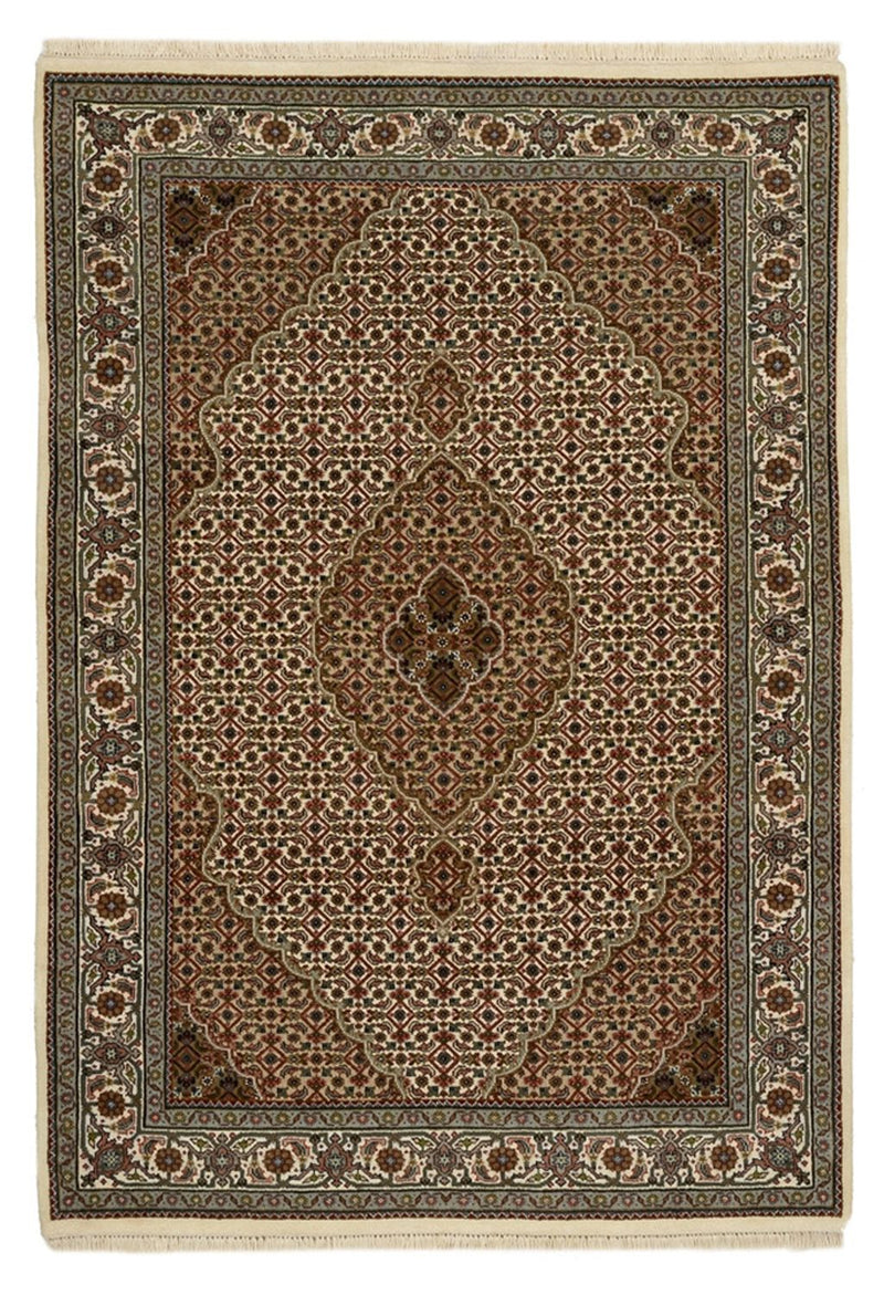 Orientaliska mattor - Tabriz - 177 x 125 cm - mörk beige