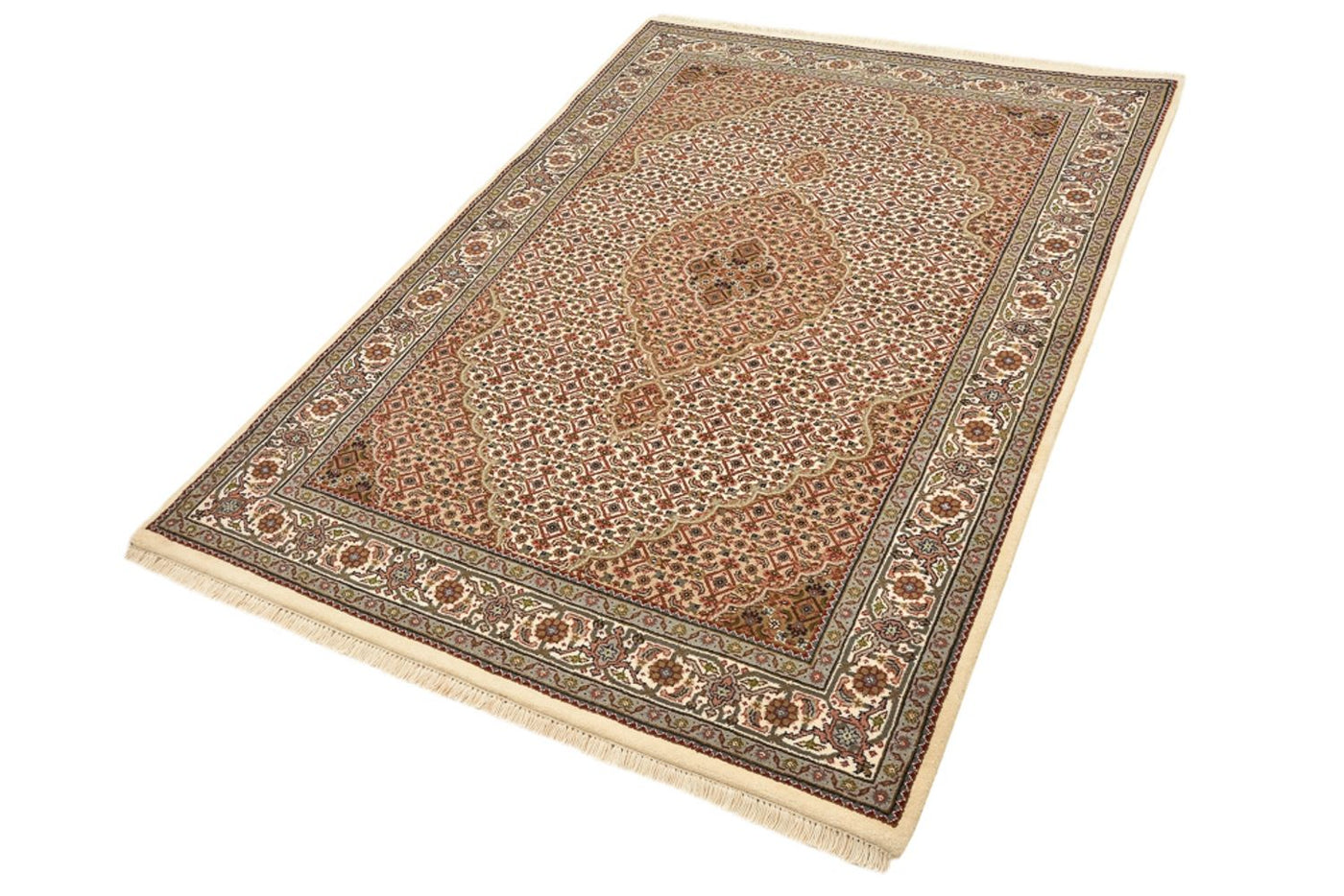Indo Tabriz Mattan 177x125cm - Oriental Carpet