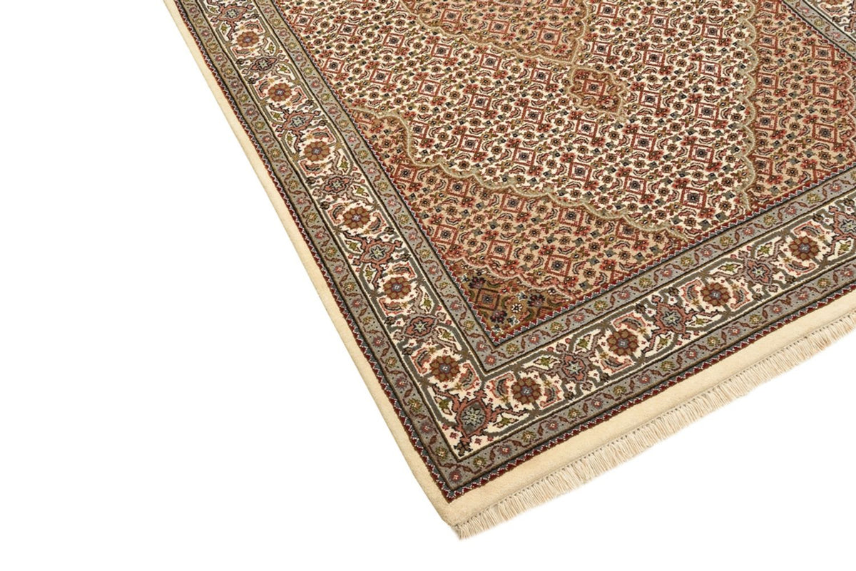 Orientaliska mattor - Tabriz - 177 x 125 cm - mörk beige
