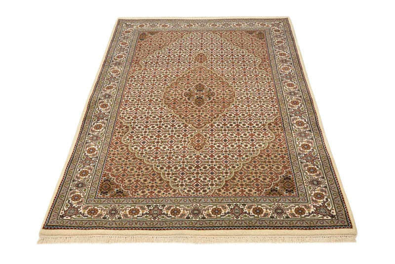 Orientaliska mattor - Tabriz - 177 x 125 cm - mörk beige