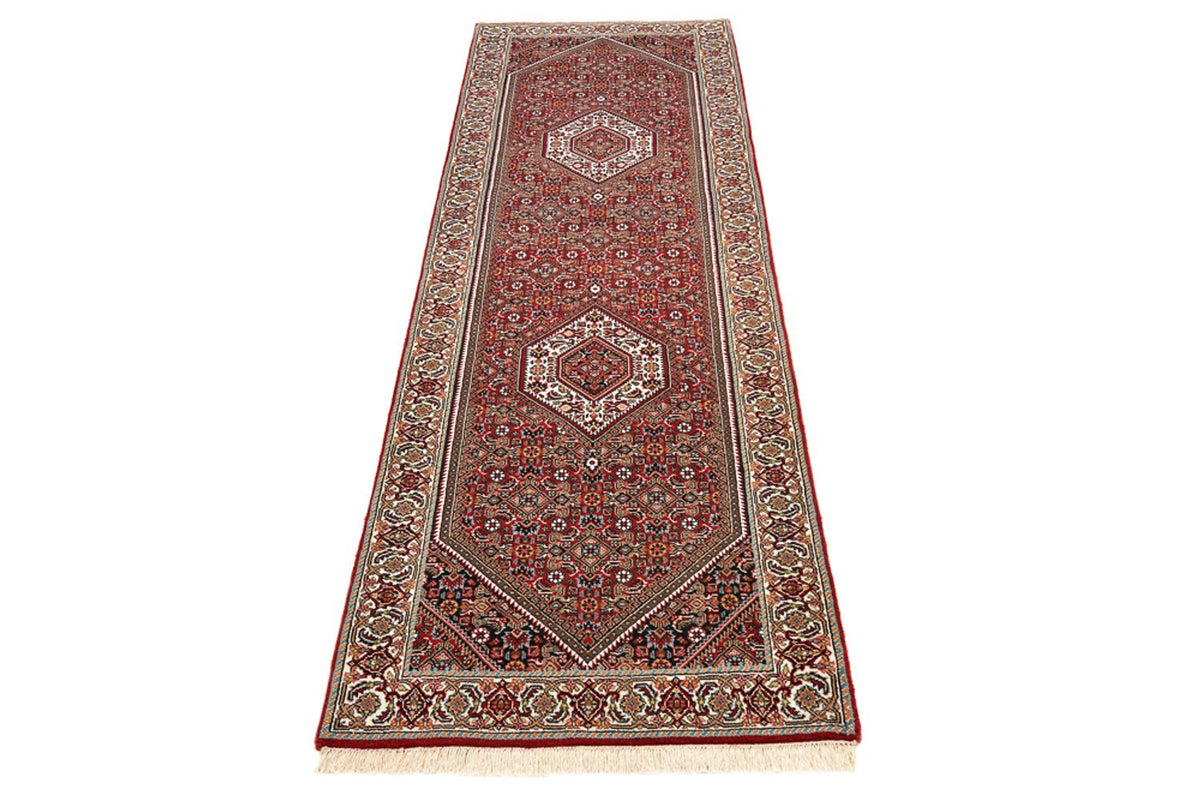 Runner Persisk matta - Bijar - 245 x 79 cm - bordeaux röd