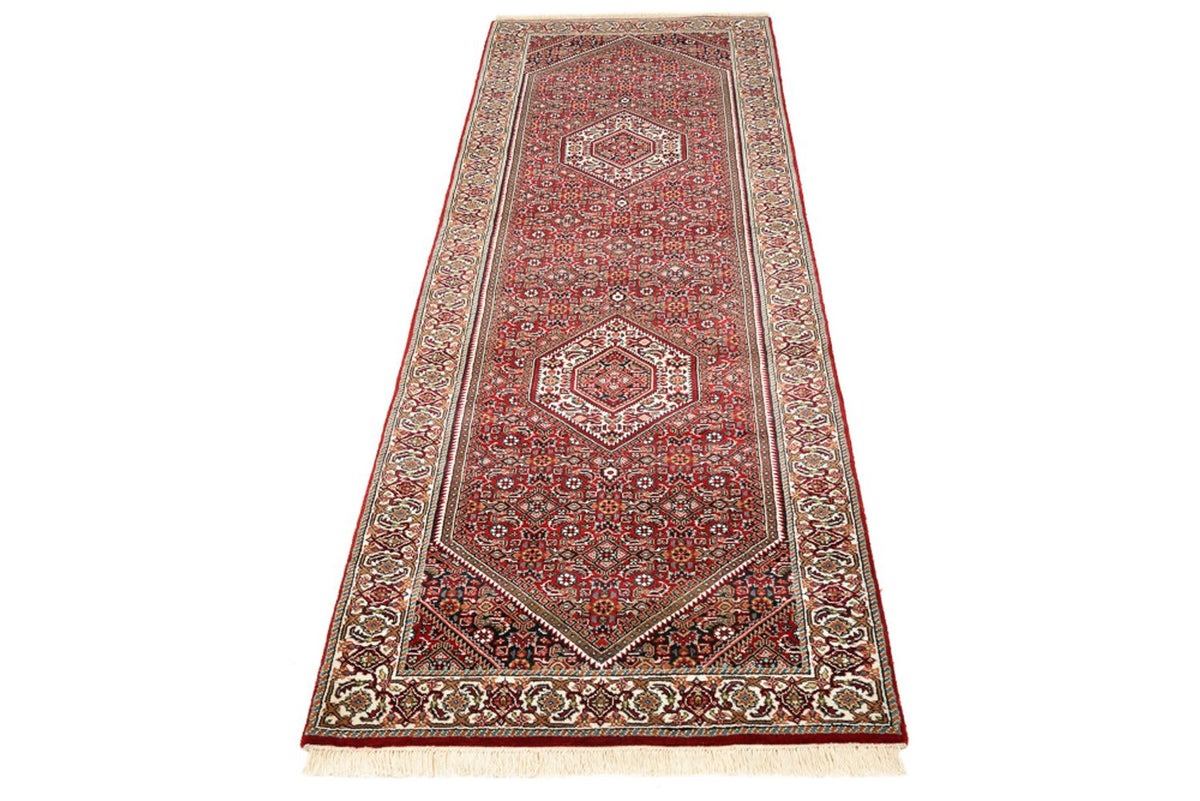 Runner Persisk matta - Bijar - 245 x 79 cm - bordeaux röd