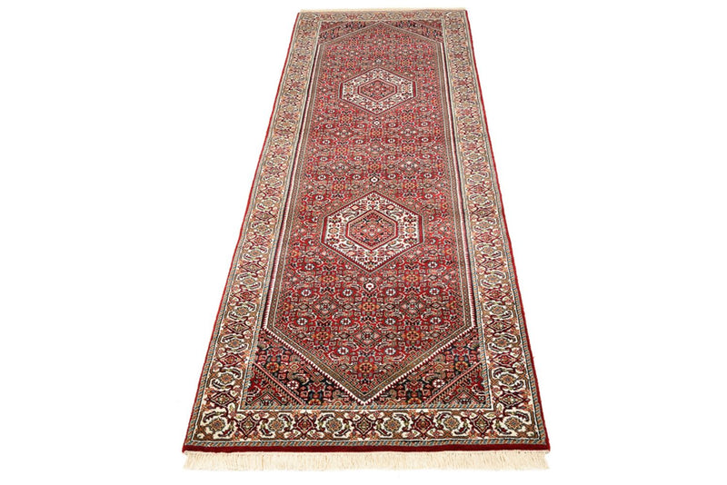Runner Persisk matta - Bijar - 245 x 79 cm - bordeaux röd