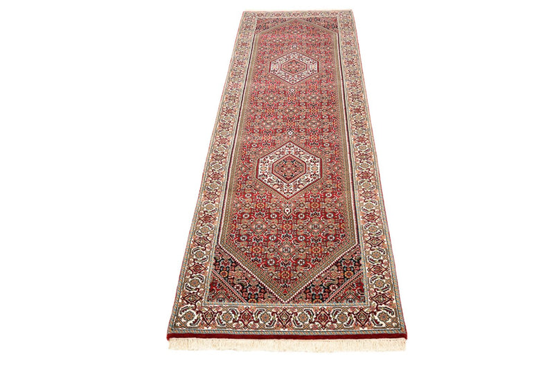 Runner Persisk matta - Bijar - 246 x 79 cm - bordeaux röd