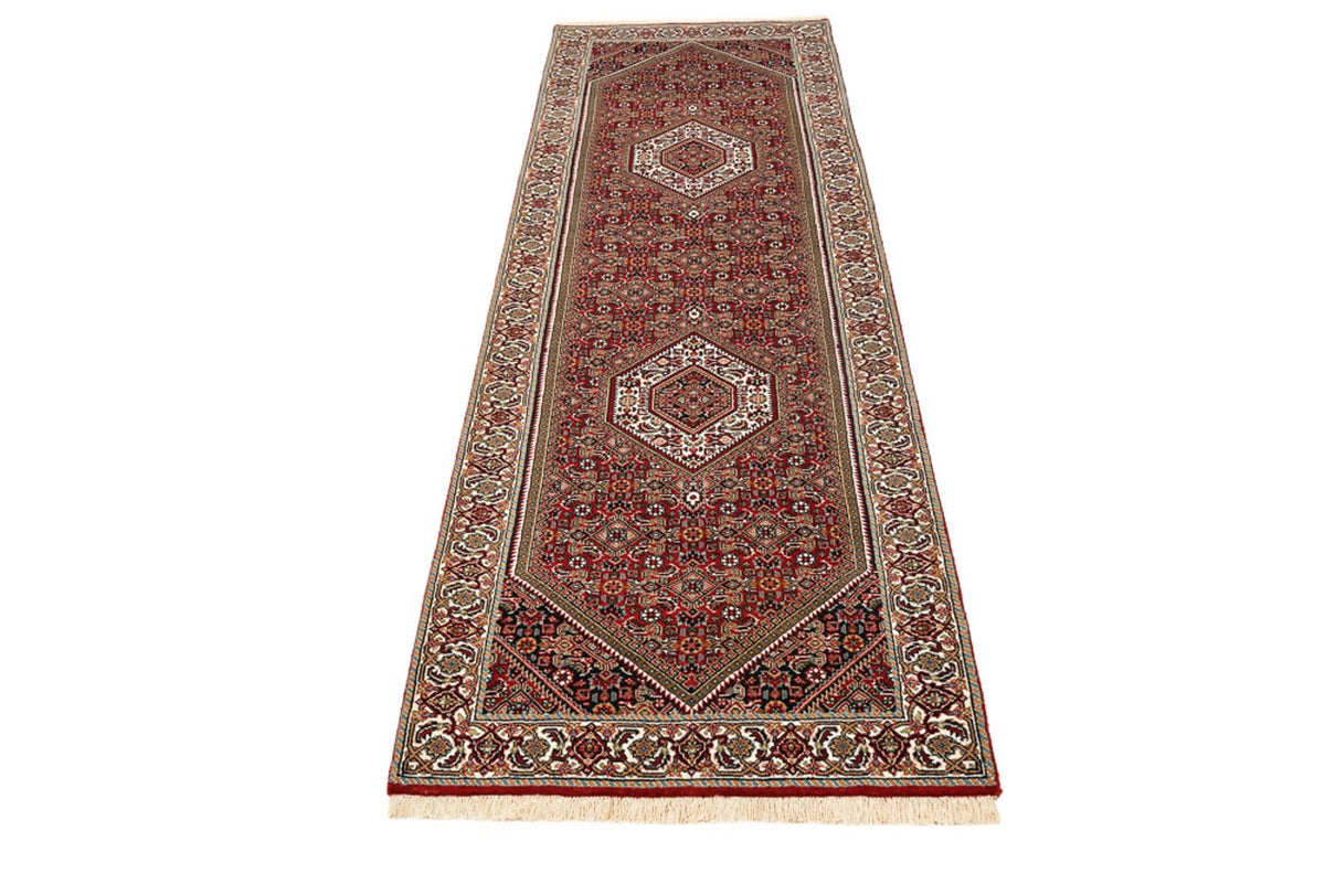 Runner Persisk matta - Bijar - 246 x 79 cm - bordeaux röd