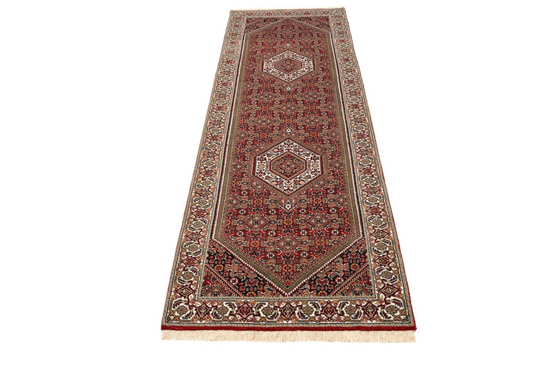 Runner Persisk matta - Bijar - 246 x 79 cm - bordeaux röd