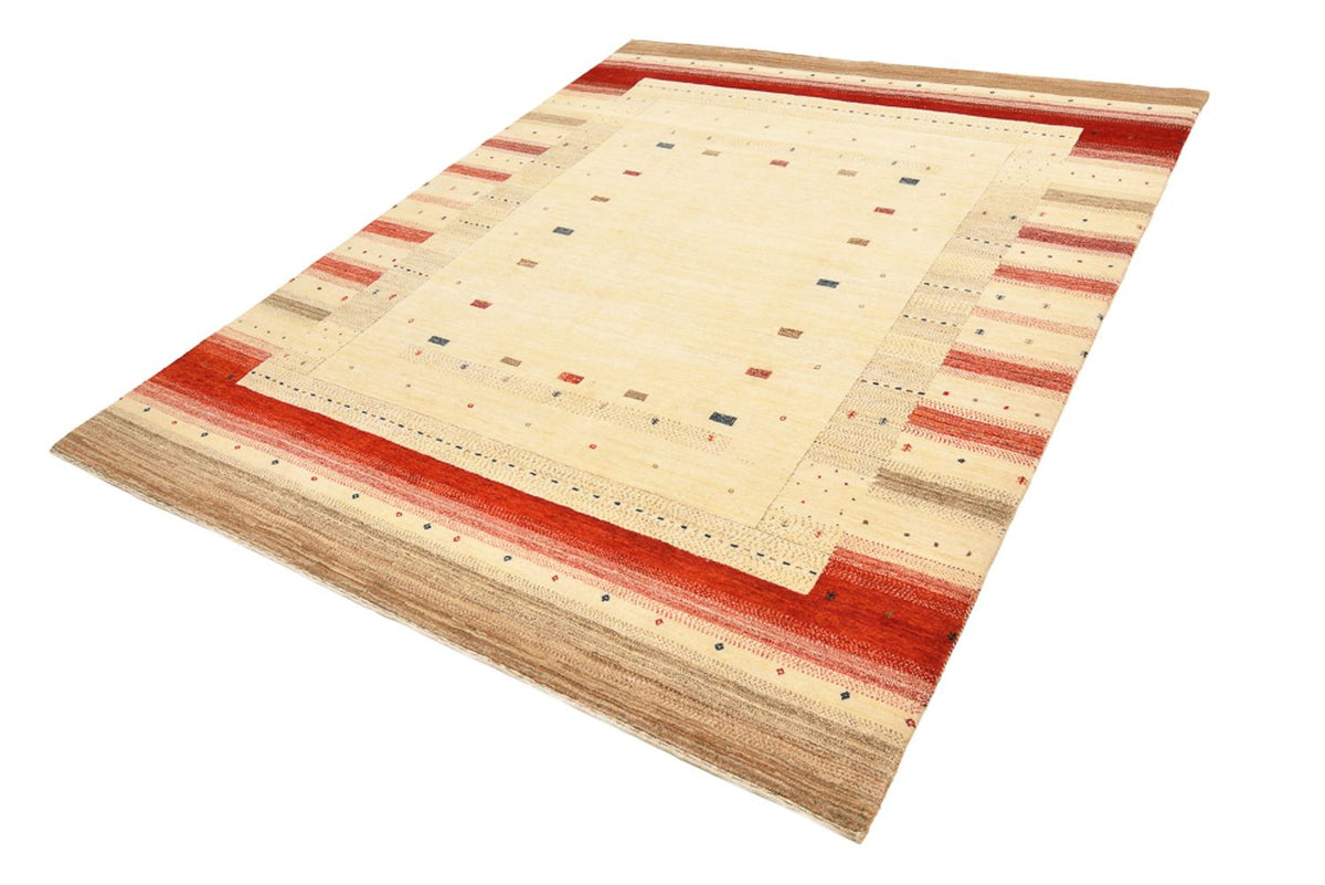 Gabbeh-mattan - Loribaft Indus - 248 x 195 cm - ljusbeige
